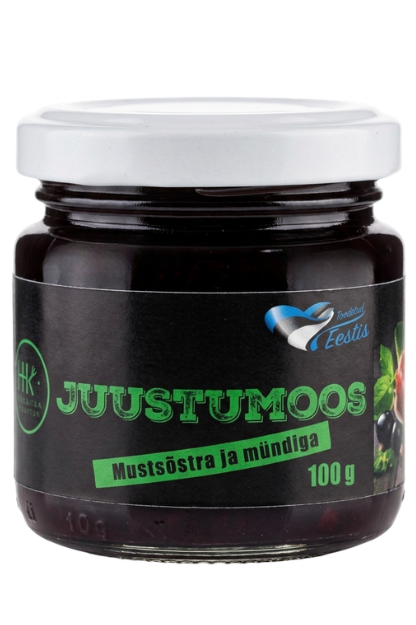 juustumoos mustsõstra ja mündiga