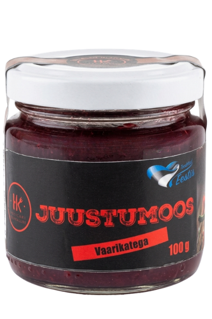 juustumoos vaarikatega