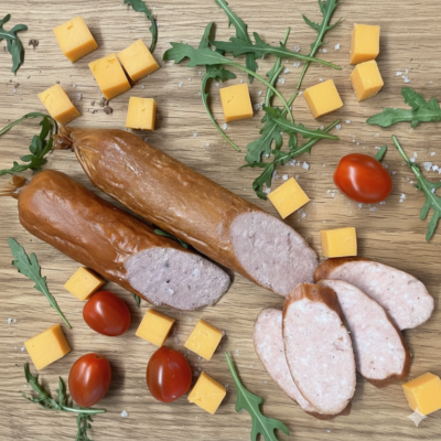 Suitsuvorst sealihast Cheddari ja Edami juustuga 270g