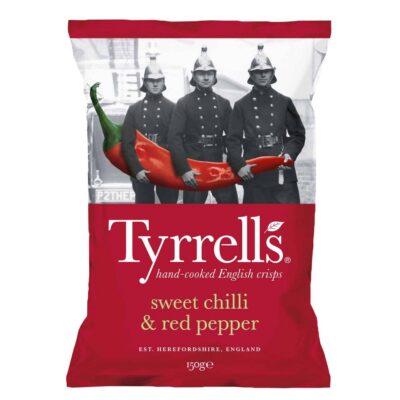 Tyrrell’s kartulikrõpsud magusa tšilli ja punase pipraga 150 g