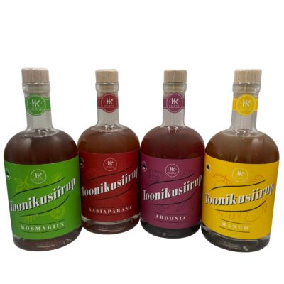 Toonikusiirupite komplekt 4x500ml