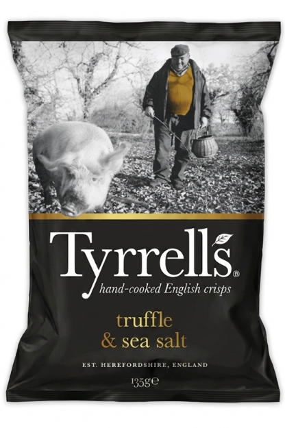Tyrrell’s kartulikrõpsud trühvli ja meresoolaga
