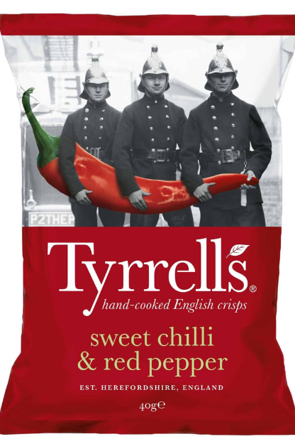 Tyrrell’s kartulikrõpsud magusa tšilli ja punase pipraga