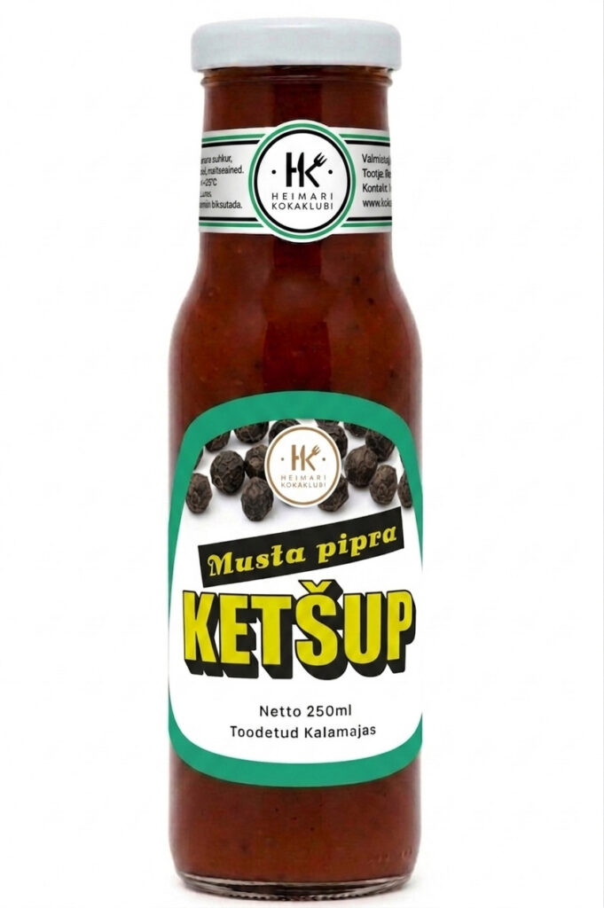 musta pipra ketšup